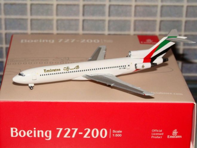ماکت هواپیما بوئینگ 727 امارات