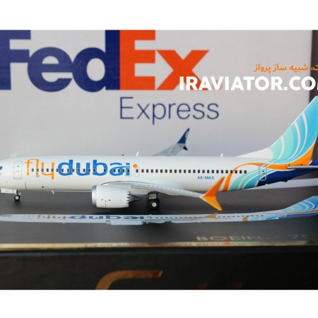 ماکت هواپیما بوئینگ 737 مکس فلای دوبی