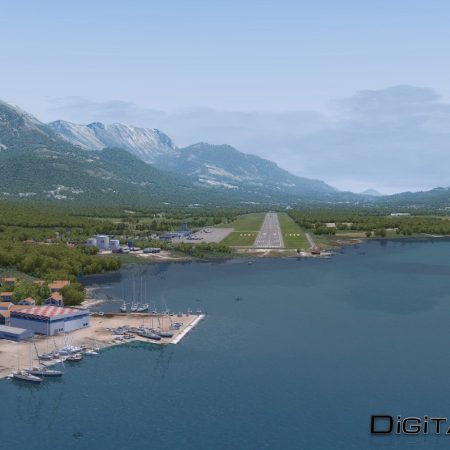 فرودگاه ساحلی TIVAT برای شبیه ساز P3D