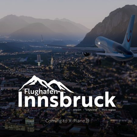 فرودگاه اینسبروک LOWI Innsbruck Airport برای شبیه ساز پرواز ایکس پلین 11