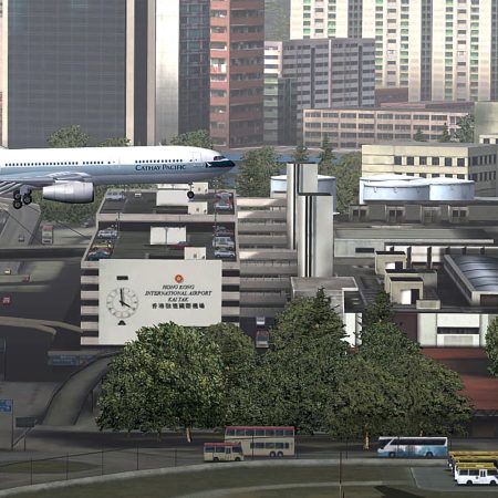 فرودگاه هنگ کنگ برای شبیه ساز پرواز P3D ورژن 4