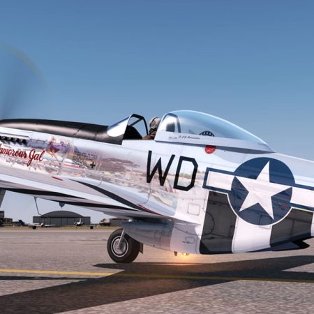 هواپیما P-51D برای شبیه ساز پری پیر تری دی ورژن 4