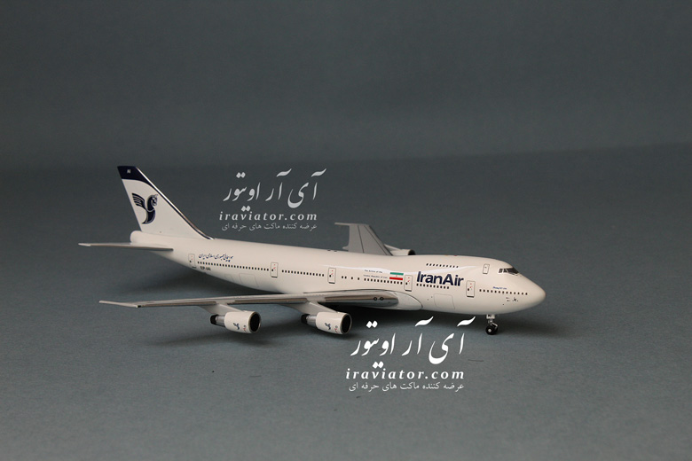 ماکت بوئینگ ۷۴۷ ایران ایر مقیاس ۱/۴۰۰ ساخت BlueBox