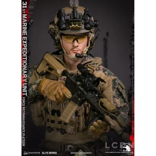 ۳۱st-marine-expeditionary-unit-force-reconnaissance-platoon-collectible-action-figurine-16-woodland-marpat-ver-78089-damtoys (7)