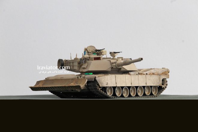 ماکت تانک آبرامز Abrams M1A1 مقیاس 1/35