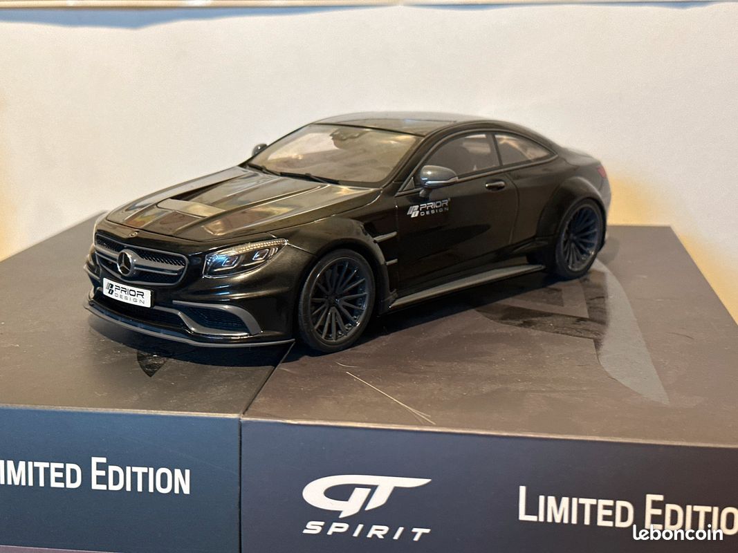 1/18 GT Spirit Mercedes Benz Classe S Prior Design 2017 noir GT297