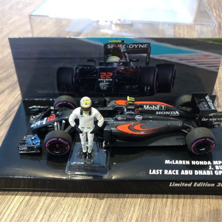 ماکت فرمول یک McLaren Honda MP4-31 Jenson Button Abu Dhabi مقیاس 1/43